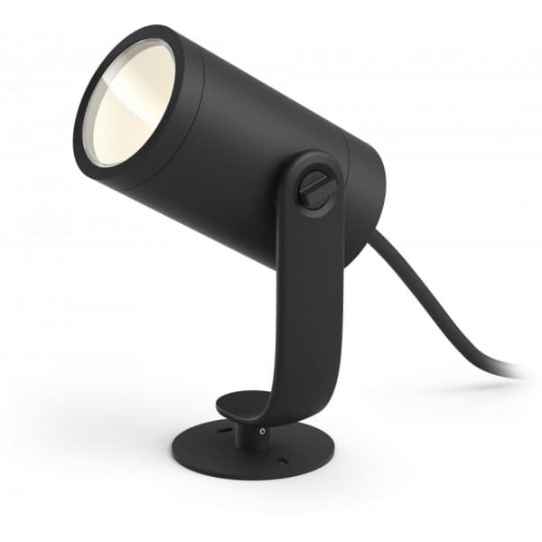 Philips Hue Lily Outdoor white ambiance & color -puutarhan älykohdevalaisinsarja 3kpl, antrasiitti , ulkokäyttöön , 8W