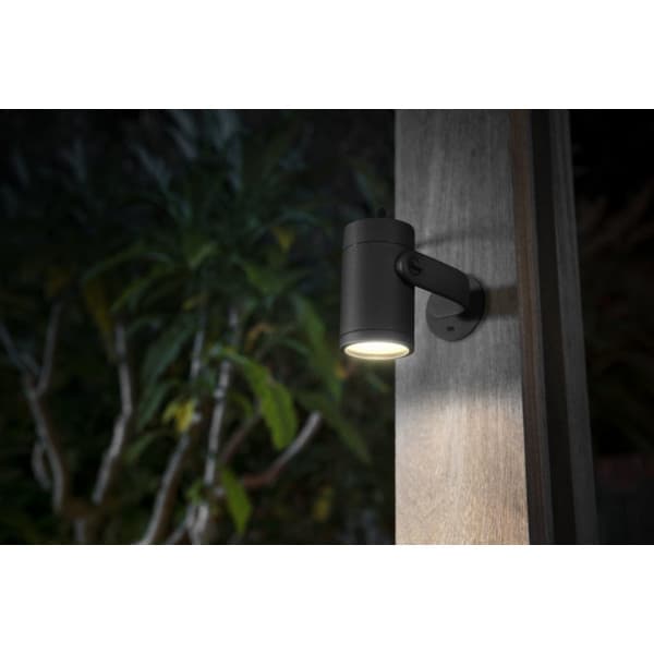 Philips Hue Lily Outdoor white ambiance & color -puutarhan älykohdevalaisinsarja 3kpl, antrasiitti , ulkokäyttöön , 8W