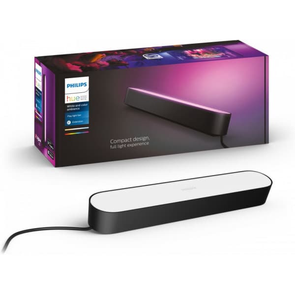 Philips Hue Play-ljuslist smart belysning, expansionspaket, svart