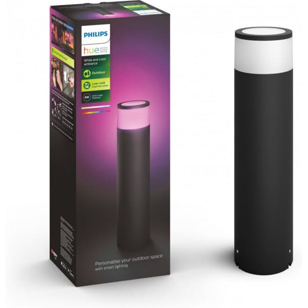 Philips Hue Calla Large Outdoor-smart havebelysning, sort