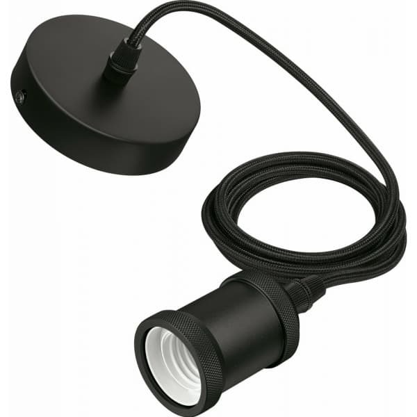 Philips Modern Cord - lampens ophængningskabel, sort, E27