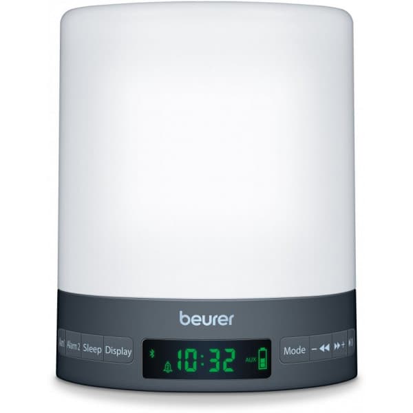 Beurer WL50 Wake up Light-vækkeur, med BT-højttaler, ur og radio