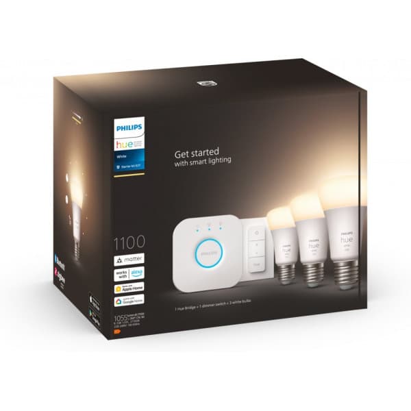 Philips Hue Starter kit -pakkaus, White, E27