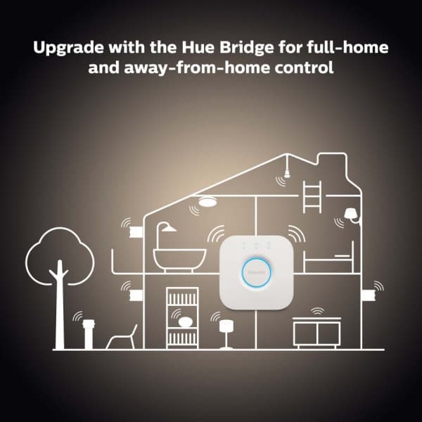 Philips Hue - smartlampe multipakke, BT, White, E27, 2 stk.