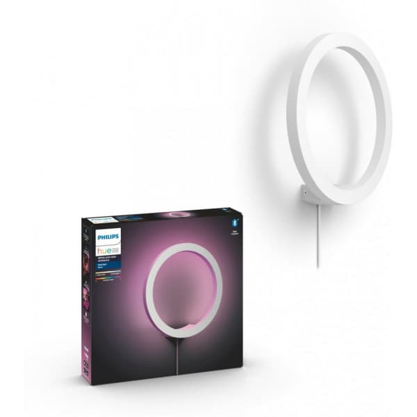 Philips Sana HUE -smart väggstrålkastare, BT, White and color ambiance, vit, 25,5 cm