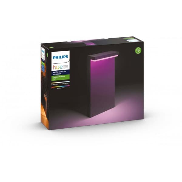Philips Nyro HUE Outdoor white and color ambiance -älypylväsvalaisin, 40 cm, antrasiitti, ulkokäyttöön 13,5W