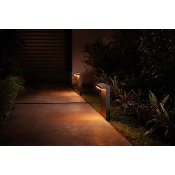 Philips Nyro HUE Outdoor white and color ambiance -älypylväsvalaisin, 40 cm, antrasiitti, ulkokäyttöön 13,5W