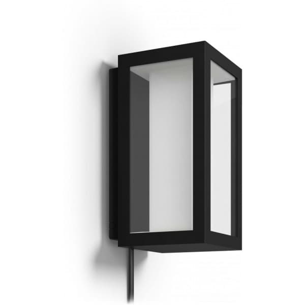 Philips Impress HUE Outdoor vit och färgat stämning -smart vägglykta, 24 V, 24 cm, antracit, för utomhusbruk 8W.