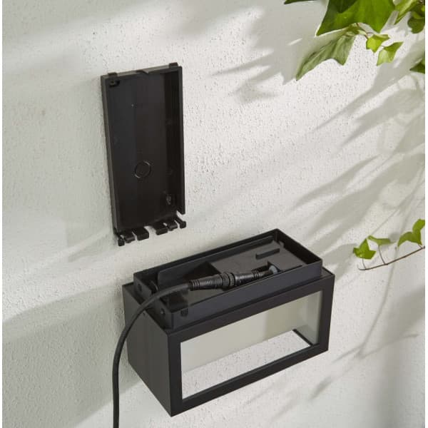 Philips Impress HUE Outdoor vit och färgat stämning -smart vägglykta, 24 V, 24 cm, antracit, för utomhusbruk 8W.