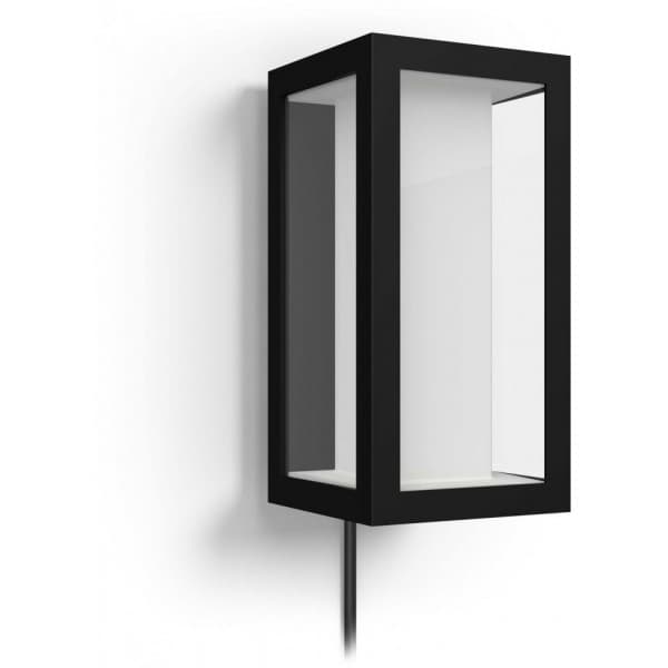 Philips Impress HUE Outdoor vit och färgat stämning -smart vägglykta, 24 V, 24 cm, antracit, för utomhusbruk 8W.