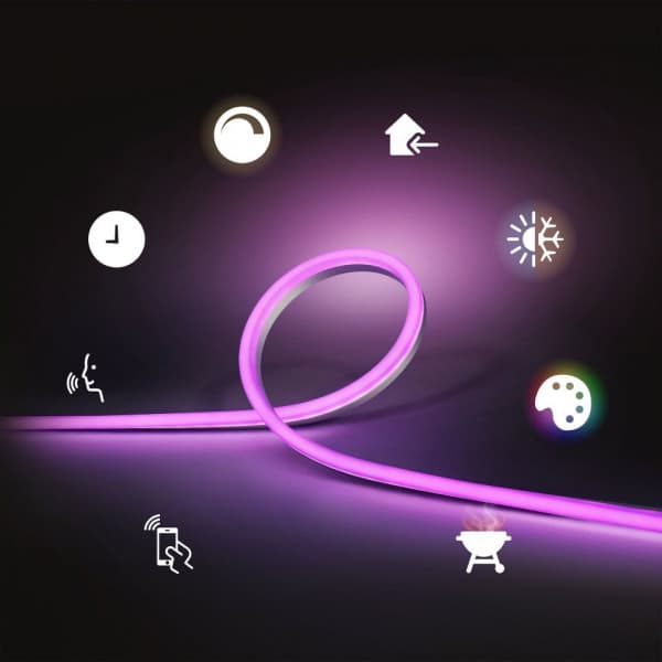 Philips Hue Outdoor Lightstrip -ljusremsa 2 m, för utomhusbruk