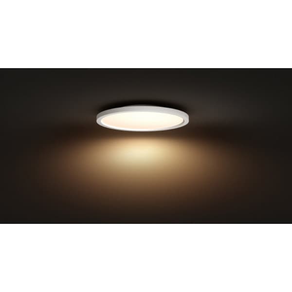 Philips Hue Aurelle white ambiance - smart loftlampe, rund, hvid, 2200 lm