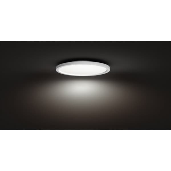Philips Hue Aurelle white ambiance - smart loftlampe, rund, hvid, 2200 lm