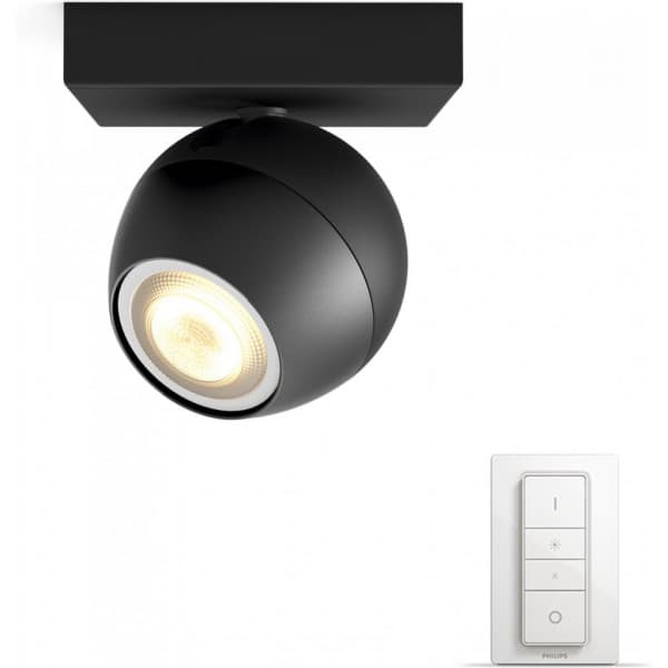 Philips Buckram HUE white ambiance -smartlampa med dimmerswitch, 1-del, svart