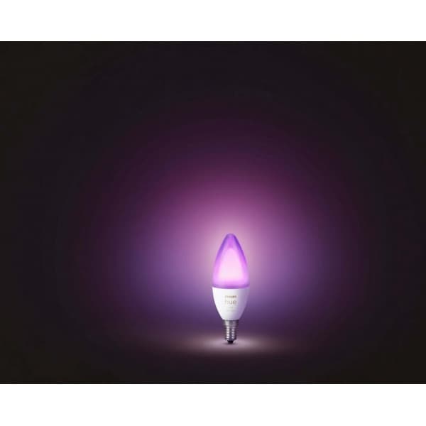 Philips Hue White and Color Ambiance -LED-smartlampa, BT, E14, 470 lm, 2 st förpackning