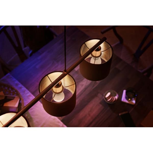 Philips Hue -LED-smartlampa, BT, White, E14, 470 lm, reklamlampa rund, 2 st förpackning