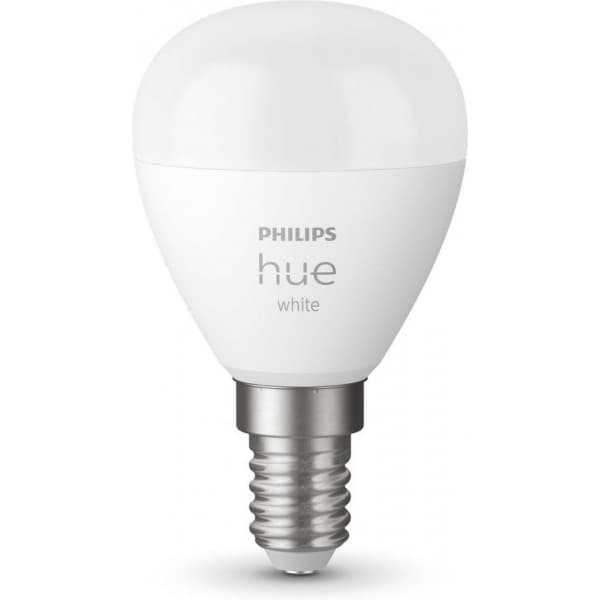Philips Hue -LED-smartlampa, BT, White, E14, 470 lm, reklamlampa rund, 2 st förpackning