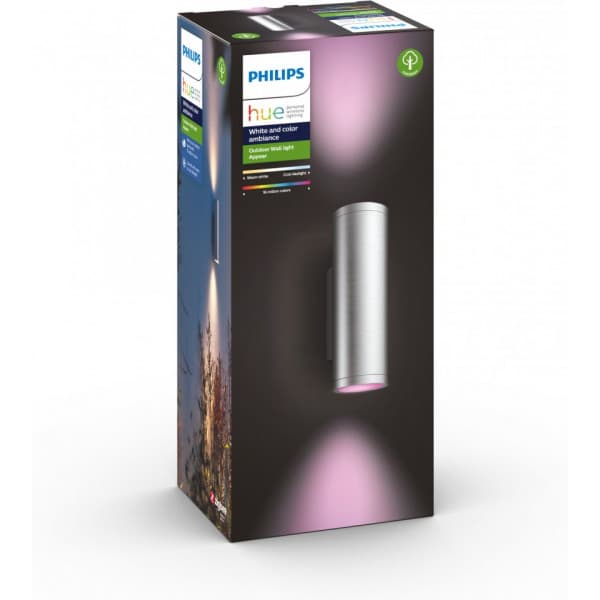 Philips Appear HUE Outdoor white and color ambiance -älyspottivalaisin, 25 cm, rst, ulkokäyttöön 2 x 8 W