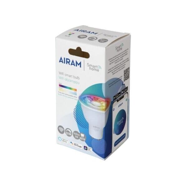 Airam SmartHome PAR16 -målblommel, GU10, 345 lm, RGBW, WiFi