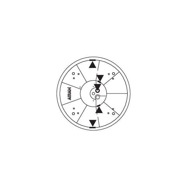Airam Gaia Starlight -loftlampe, 22W, 2700-6500K, hvid, 40 cm