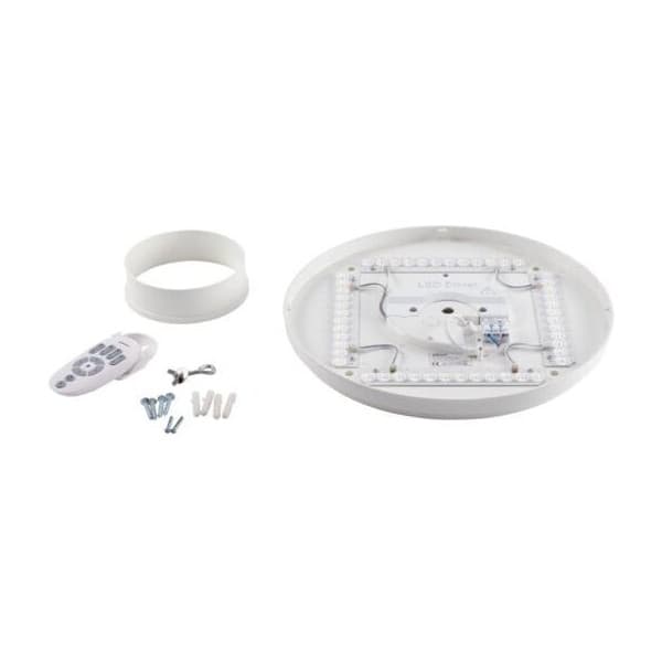 Airam Gaia Slim Round -plafond, 22W, 2700-6500K, hvid, 40 cm