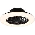 Miniatyrbillede 1 af 6: Trio Stralsund - LED-ventilatorlampe 50 cm, 30 W, mat sort