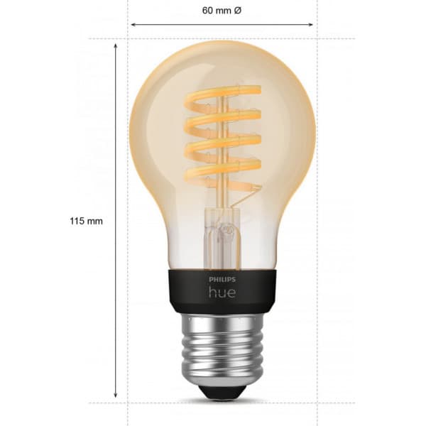 Philips Hue-filamentintelligent lampe, White Ambiance Filament, E27