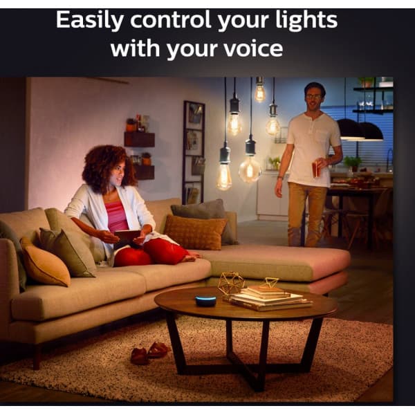 Philips Hue -filament smartlampe, White ambiance, Filament Edison, E27