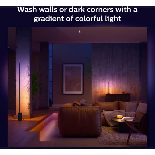 Philips Hue Gradient Signe - smartbordslampe, sort