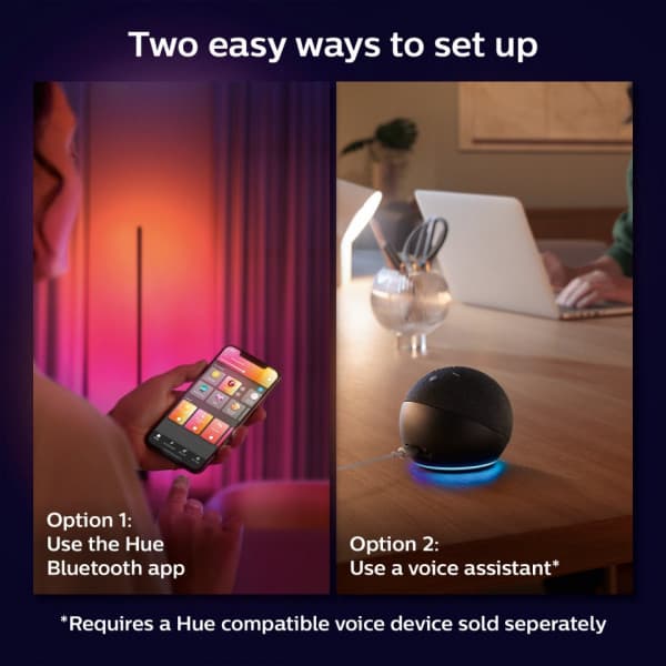 Philips Hue Gradient Signe -smartgolvlykta, svart