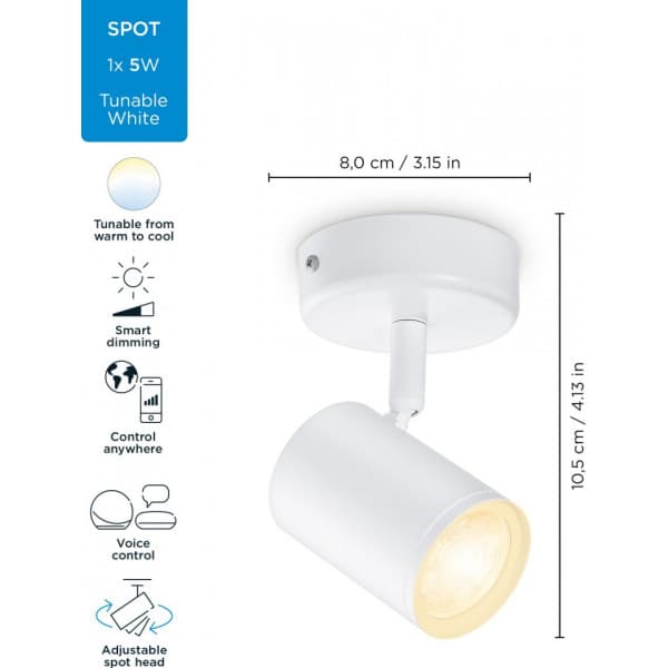 WiZ IMAGEO Spots Wi-Fi spotlight