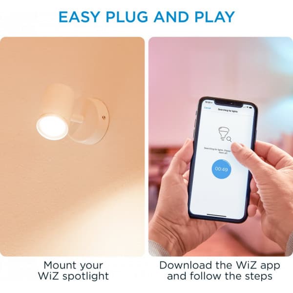 WiZ IMAGEO Spots Wi-Fi spotlight
