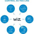 Miniatyrbillede 8 af 11: WiZ Adria -loftlampe, rund, 17W, 4000K, WiFi, dæmpbar