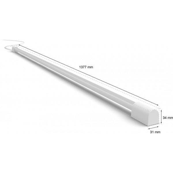 Philips Hue Gradient Light tube -intelligenta ljusrör, långt, vitt, flerfärgsbelysning