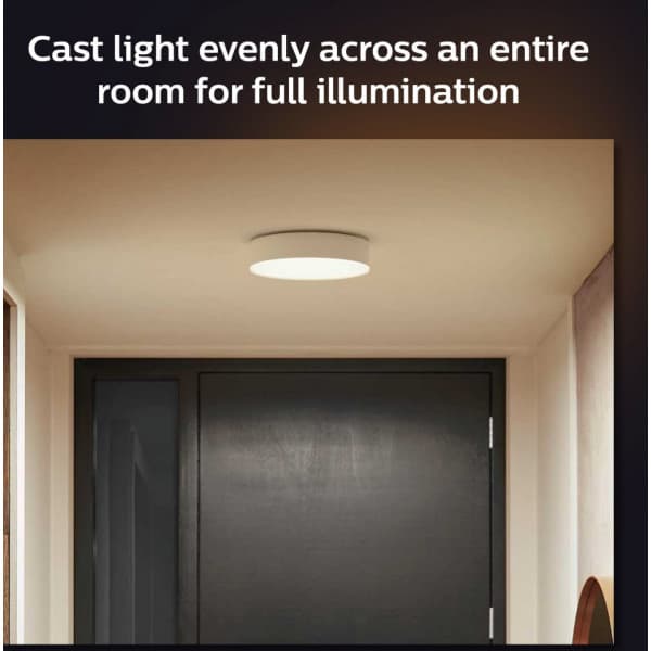 Philips Hue Enrave S white ambiance -älykattovalaisin, pieni, valkoinen