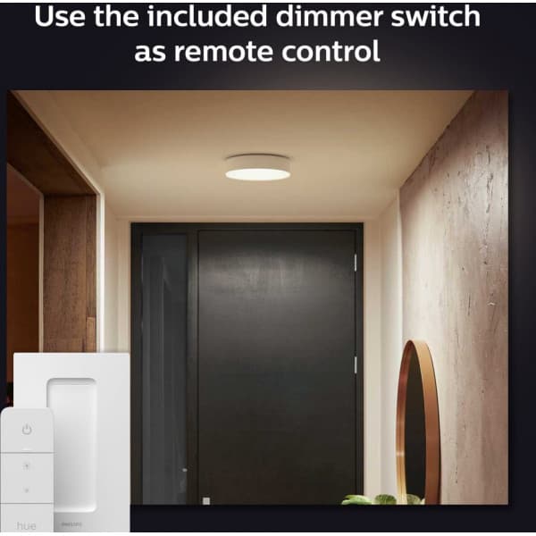 Philips Hue Enrave S white ambiance -älykattovalaisin, pieni, valkoinen