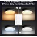 Miniatyrbild 8 av 11: Philips Hue Enrave S vit ambiance -smart taklampa, liten, svart