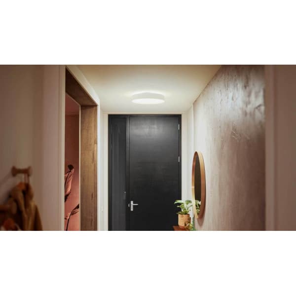 Philips Hue Enrave M vit ambiance smart taklampa, mellanstor, vit