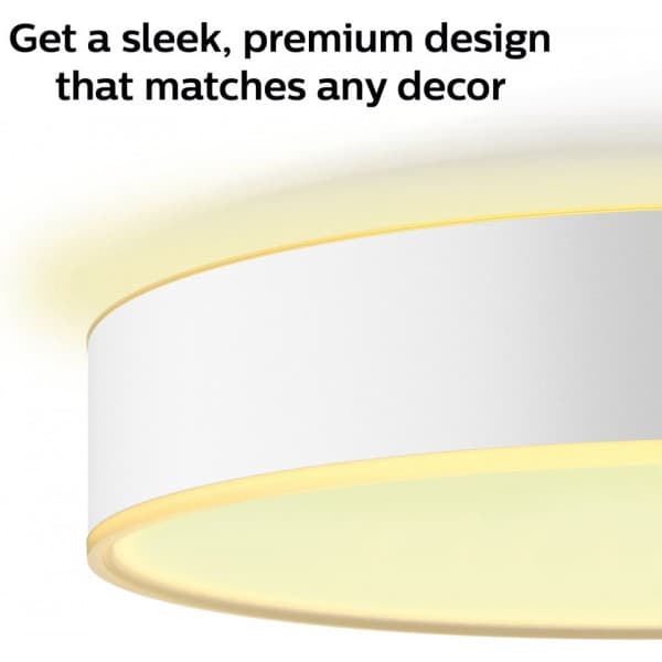 Philips Hue Enrave M vit ambiance smart taklampa, mellanstor, vit
