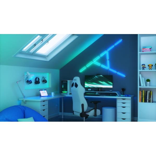 Nanoleaf Lines Starter Kit smart panelbelysning, 15 paneler