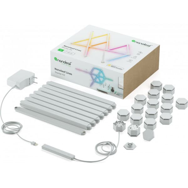 Nanoleaf Lines Starter Kit smart panelbelysning, 15 paneler