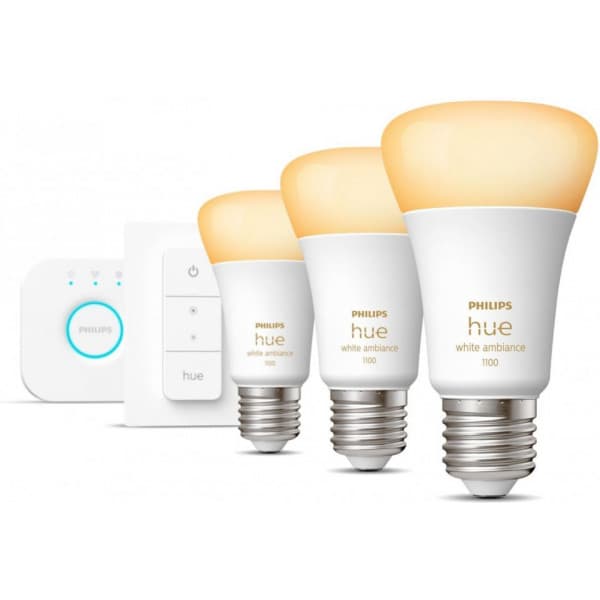 Philips Hue Starter Kit -pakkaus, White Ambiance, E27