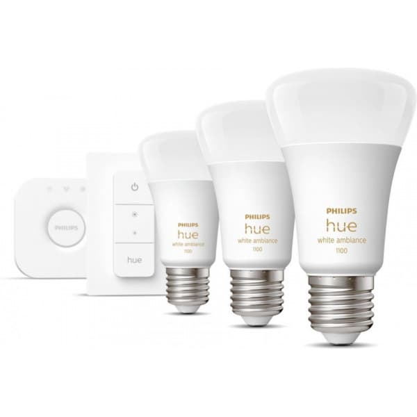 Philips Hue Starter Kit -pakkaus, White Ambiance, E27