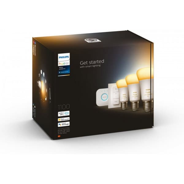 Philips Hue Starter Kit -pakkaus, White Ambiance, E27