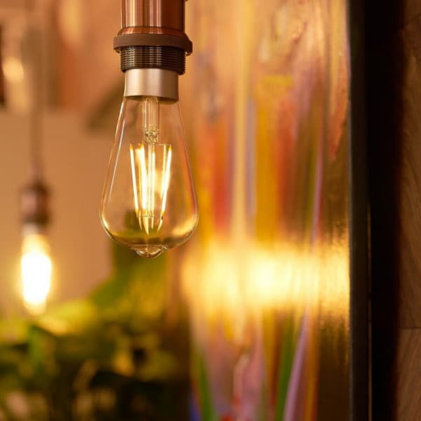 Shelly VIntage ST64 -LED-lampa Wi-FI-nätverk, E27