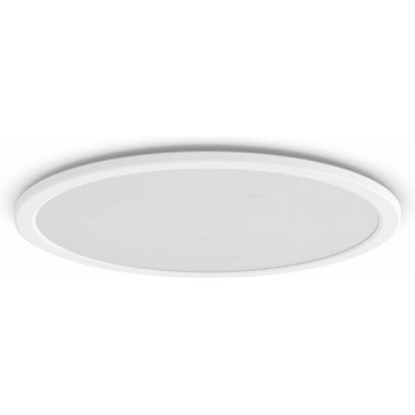 Philips Superslim CL550 -takplafond, rund, hvid, 1300 lm, 2700K