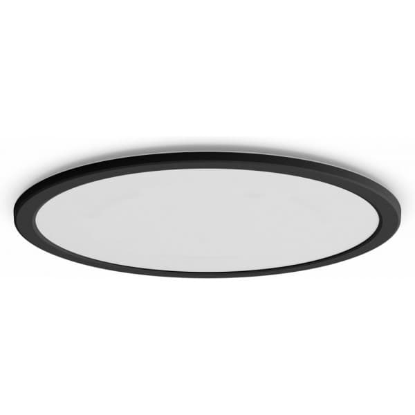 Philips Superslim CL550 -kattovalaisin, pyöreä, musta, 1300 lm, 2700K