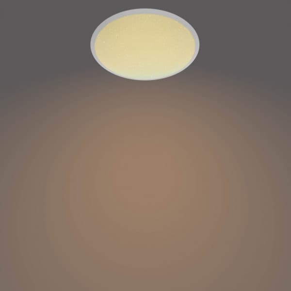 Philips Cavanal -takplafond, rund, hvid, 1200 lm, 2700 K, IP44