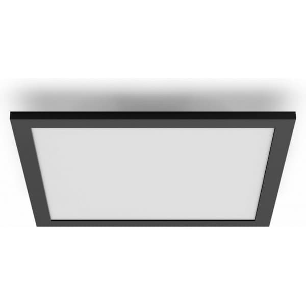 Philips Panel CL560 -loftlampe, firkantet, sort, 1100 lm, 2700K