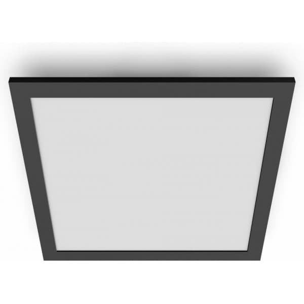 Philips Panel CL560 -loftlampe, firkantet, sort, 1100 lm, 2700K